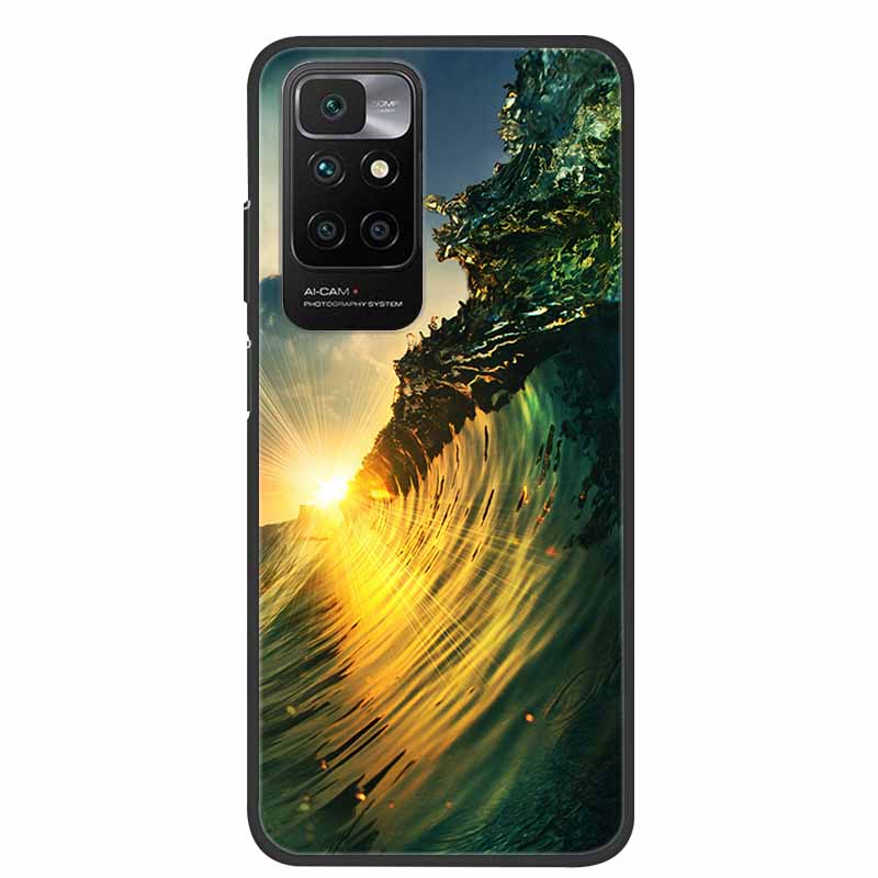 Für Xiaomi Redmi 10 Hülle Stoßfest Weiches Silikon TPU Rückabdeckung Für Xiaomi Redmi10 Handyhüllen Redmi 10 Prime 2022 Süße Cartoon