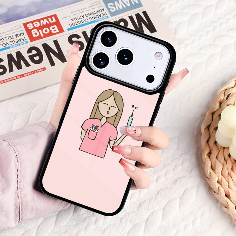 Medical Medicine Healthcare Nurse Phone Case For IPhone 17 16e 15 14 13 12 11 Pro Max Air Mini Soft Protective Cover