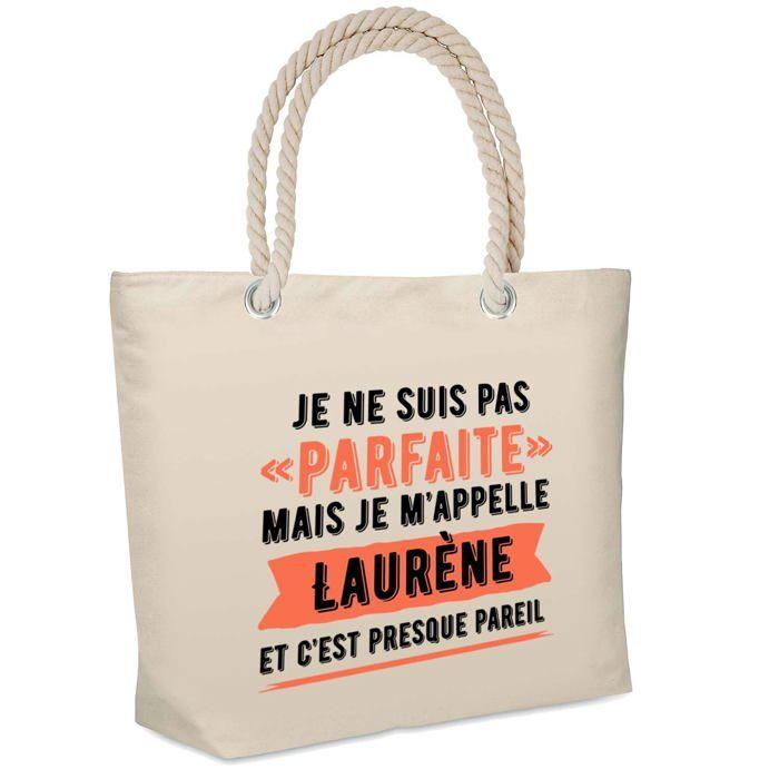 Sac de plage - PLANETEE - Sac de plage isotherme en coton - Grande contenance - Coton naturel - Imprimé en France