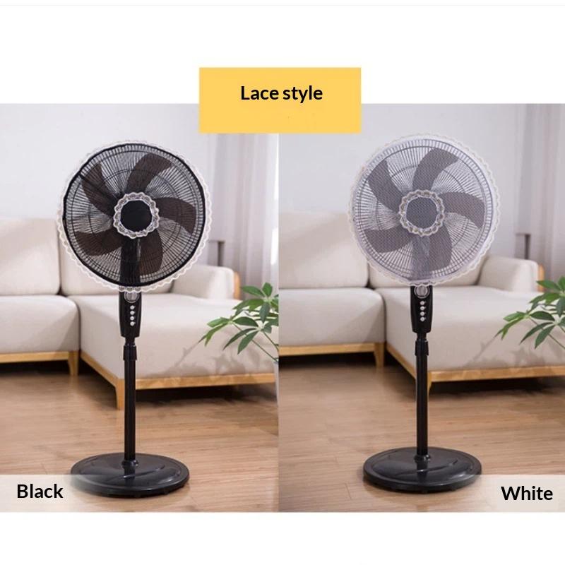 Fan Safety Mesh Cover 40/45cm Anti-Pinch Hand Dustproof Protective Net Breathable Guard for Home Living Room