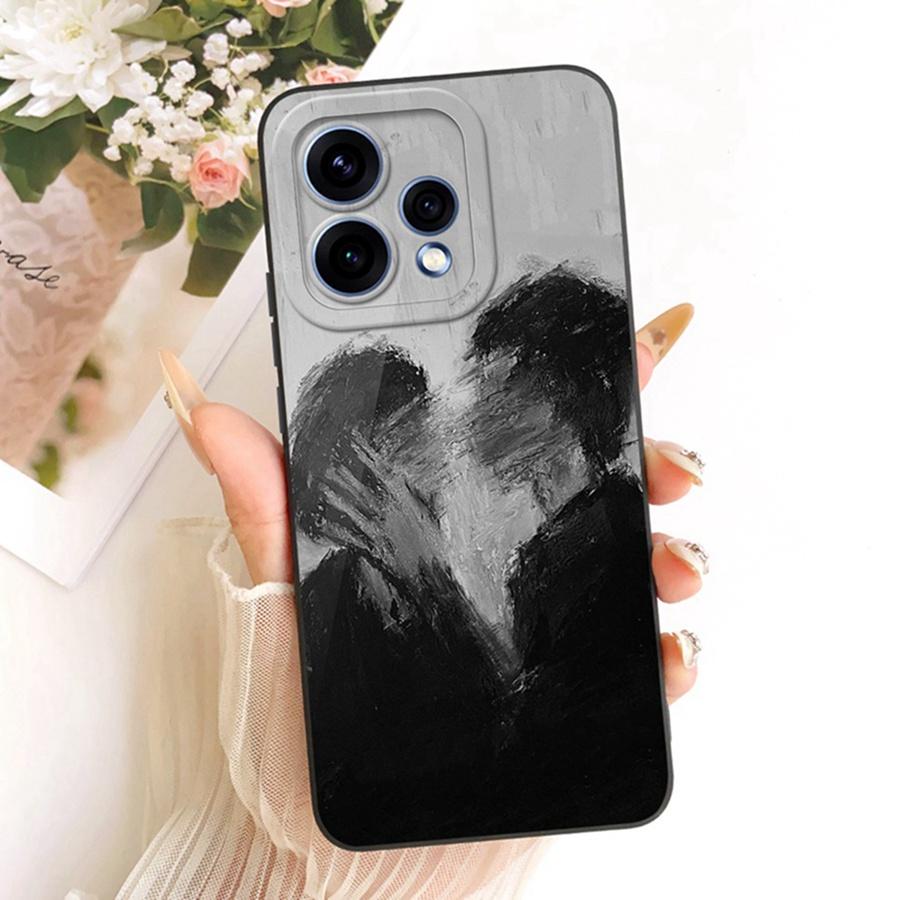 For OPPO Reno 15C Cover Cute Floral Cartoons Painted Phone Case Silicone Soft Fundas Shell for OPPO Reno15 F Reno 15Pro 15F Bags