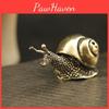 Snail Solid Brass Ornaments Tea Pet Vintage Copper Simulation Decorations Toy
