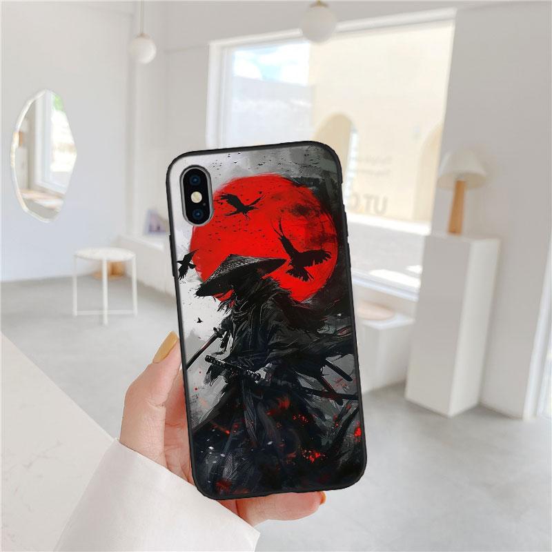 PP41 Japan Samurai Mask Soft Shell Phone Case for Xiaomi Xiaomi Poco M4 M5 M6 M7 X3 X6 X7 F8 Ultra Pro GT NFC