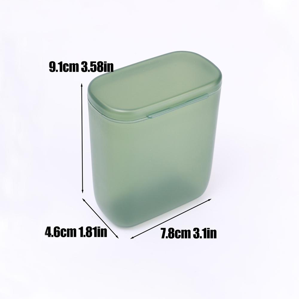 1Pc Desktop Data Cable Storage Box Dustproof Headphone Organizer Box With Cover Clear Cable Wire Container Box For Home Office