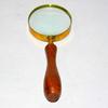 Μεγεθυντικός Φακός Ορείχαλκος Ναυτικός Ξύλινη Επιτραπέζια Βάση Λαβή