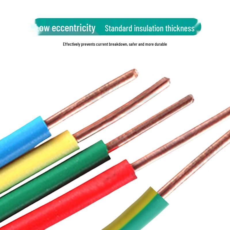 QIFAN BV Single Core Yellow-Green Electrical Grounding Wire 100m