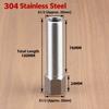 Hex Head Stainless Steel Coupling Female To Male Coupler  for Water Gas Oil Pipe