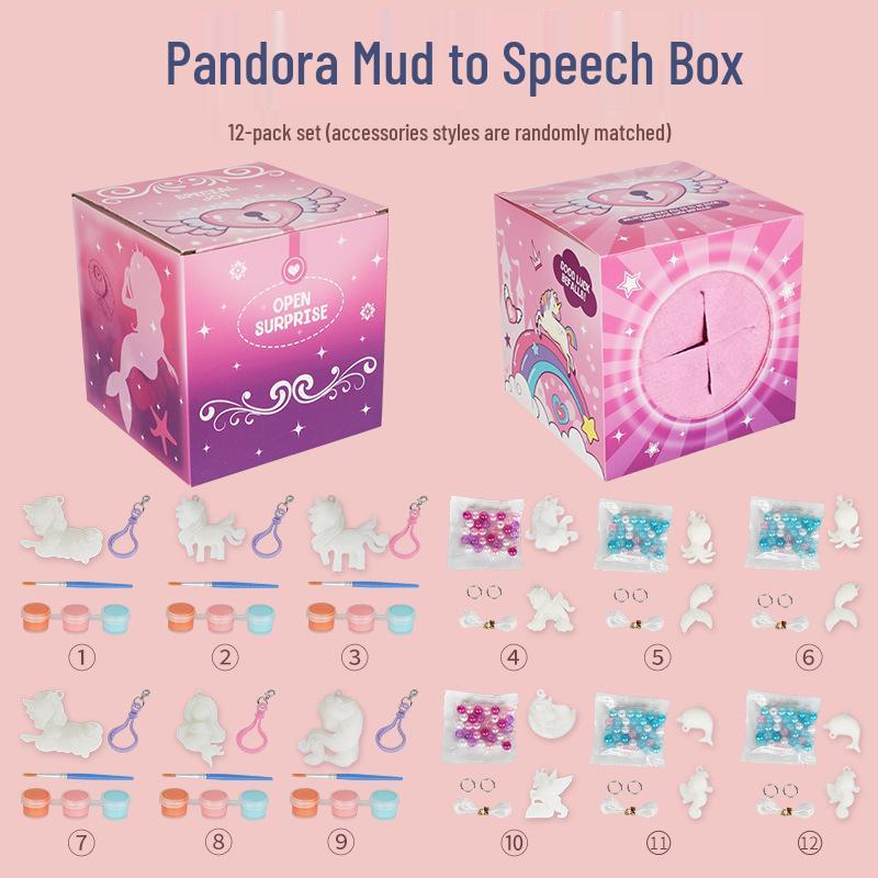 

Детские светящиеся бусины DIY Русалка и Единорог Игрушки для вечеринки Слепая коробка