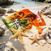 Custom Name Personalized Bride of Chucky Print Beach Towel, for Trip Camping Beach Party Home Decor, Birthday Gift for Family & Friends