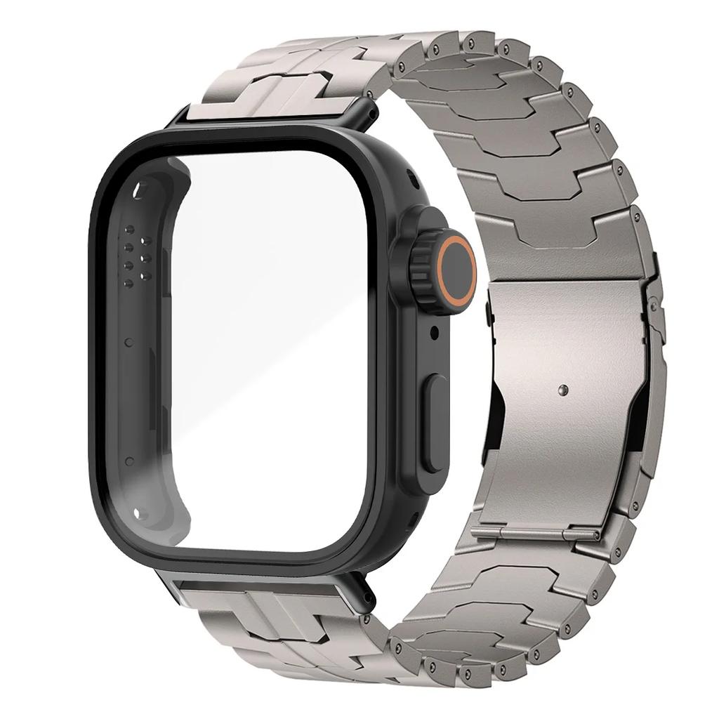 Rostfritt Stål Armband+BoettFör Huawei Watch Fit 4/4 Pro Rem Metallarmband Byt till Ultra PC Skydd Armband För Huawei Fit3