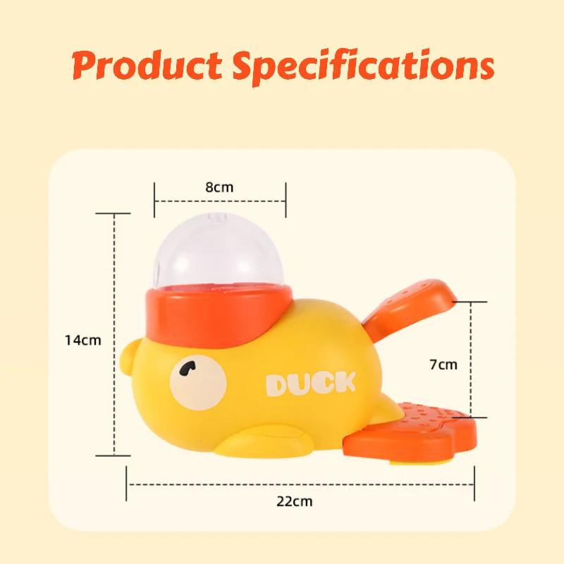 

Yellow Duck Shaped Self Pet Feeder - Treat-Dispensing Pet Toys for Slow Feeder & Puzzle Stimulation Training жёлтый