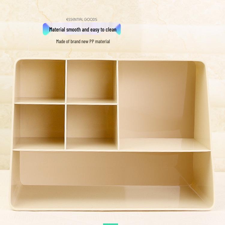 6-Compartment Multifunctional Cosmetic & Office Storage Box