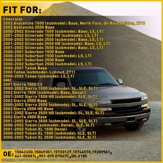 Left Power Window Master Control Switch for Chevy Silverado Suburban Tahoe 00-02