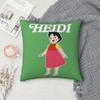 Heidi The Girl Of The Alps Pillowcase Printing Polyester Cushion Cover Decoration Pillow Case Cover Bed Dropshipping 45*45Cm