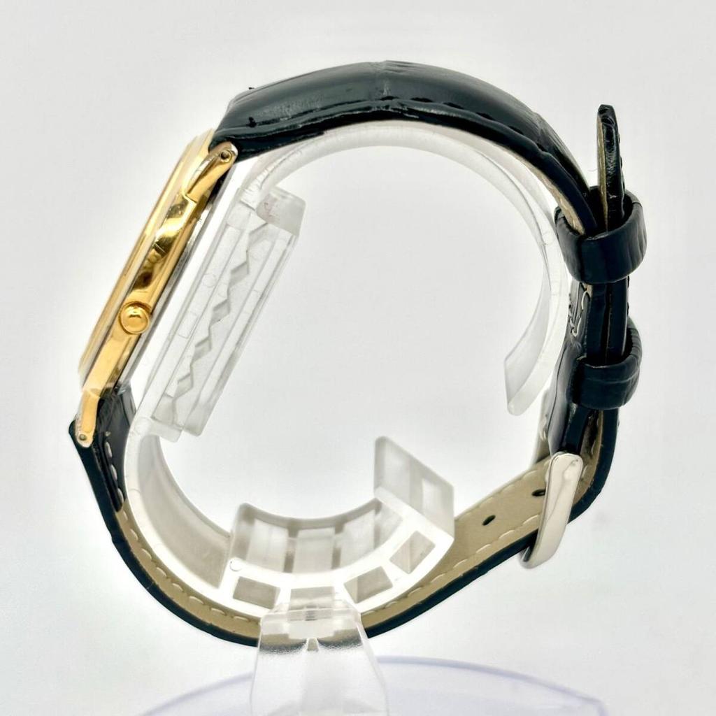 SEIKO Spirit Watch Gold 2D2622 New Strap [New Battery] Men's 5E21-6000