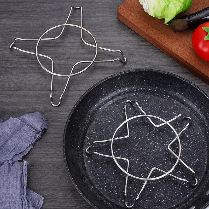 Changbaosen 304 Нержавеющая сталь Жаростойкая подставка под кастрюлю, 2 шт.