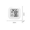 1 Stück Mini LCD Digitales Thermometer Hygrometer für Innenräume Elektronisches Temperatur-Feuchtigkeitsmessgerät