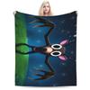 Custom 99 Nights In The Forest Blanket Survival Horror Games Plush Vintage Breathable Throw Blankets For Home Textile Decor