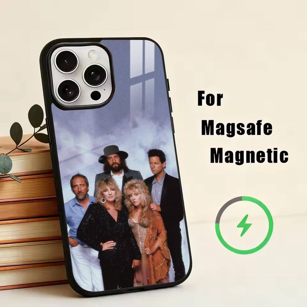 

Band F-Fleetwood M-Mac Phone Case For iPhone17,16,15,14,13,12,11 Plus,Pro Magnetic For Magsafe Wireless Charging iPhone11