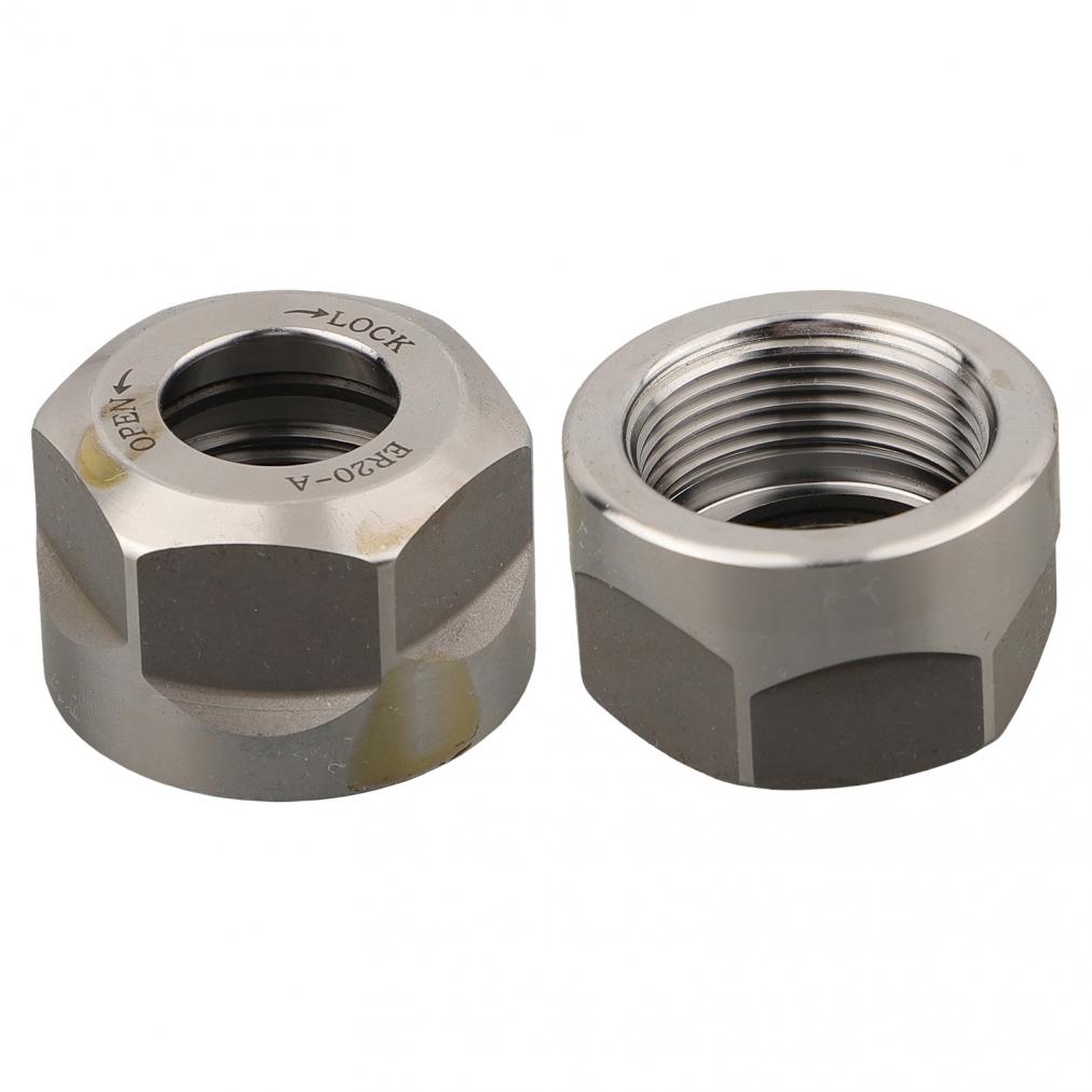 High-Precision Collet ER11/16/20/25/32/40-A/M/UM Clamping Nut Milling Chuck Cap#