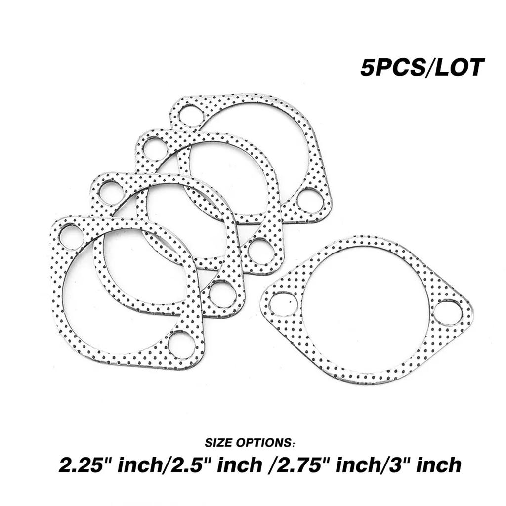 car Exhaust Gasket Flange 5pcs/Lot 2.25/2.5/2.75/3 inch Car Exhaust joints Engine Gasket/ Universal junta escape