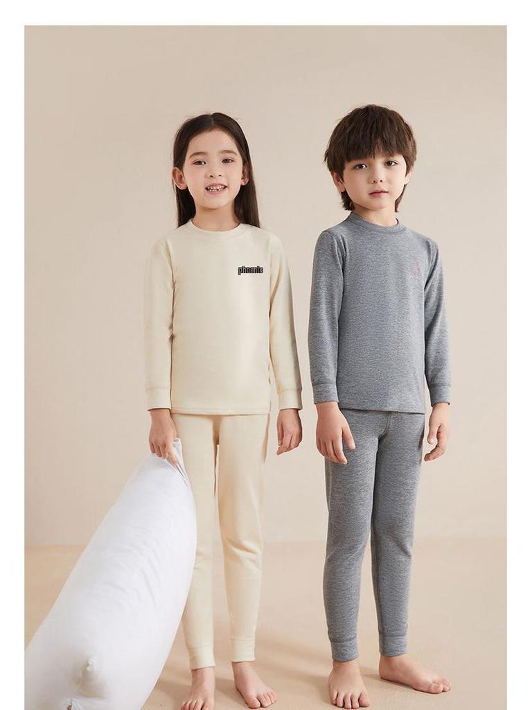 Autumn Thermal Underwear Set for Girls (Ages 2-12)