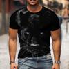 Men's Unisex Animal Graphic Prints T Shirt Short Sleeve T shirt 3D Print Crew Neck Shirt Sports Designer Casual Outdoor