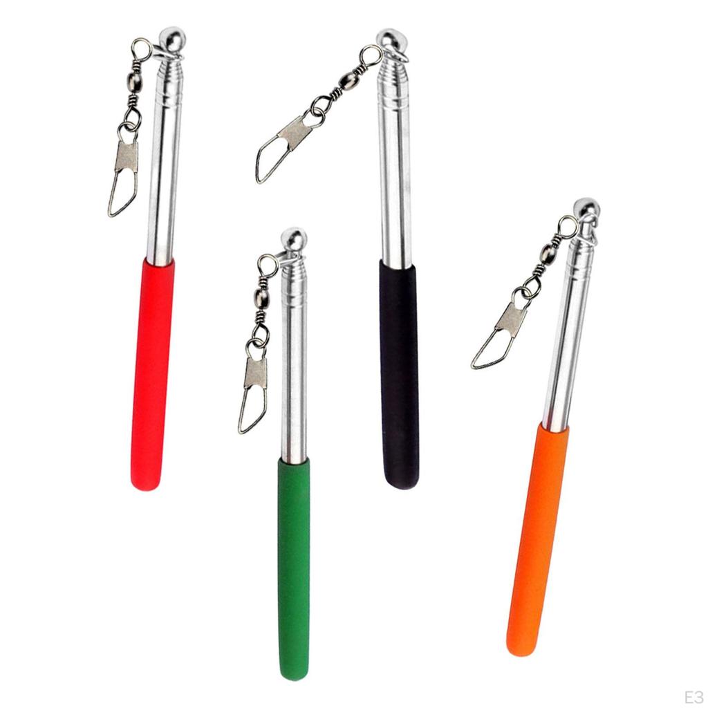 Maszt flagowy o regulowanej długości dla przewodników turystycznych, przenośny ręczny maszt flagowy ze stali nierdzewnej