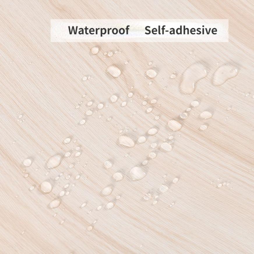 Lățime 90CM Mobilier cu aspect de lemn Autocolant de perete din vinil impermeabil Tapet autoadeziv Autocolant renovare ușă dulap de bucătărie