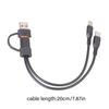 USB C Splitter 1 in 2 Out Charging USB C Data Splitter Extension Cable Type C+USB Adapter for Phone Laptop Accessories