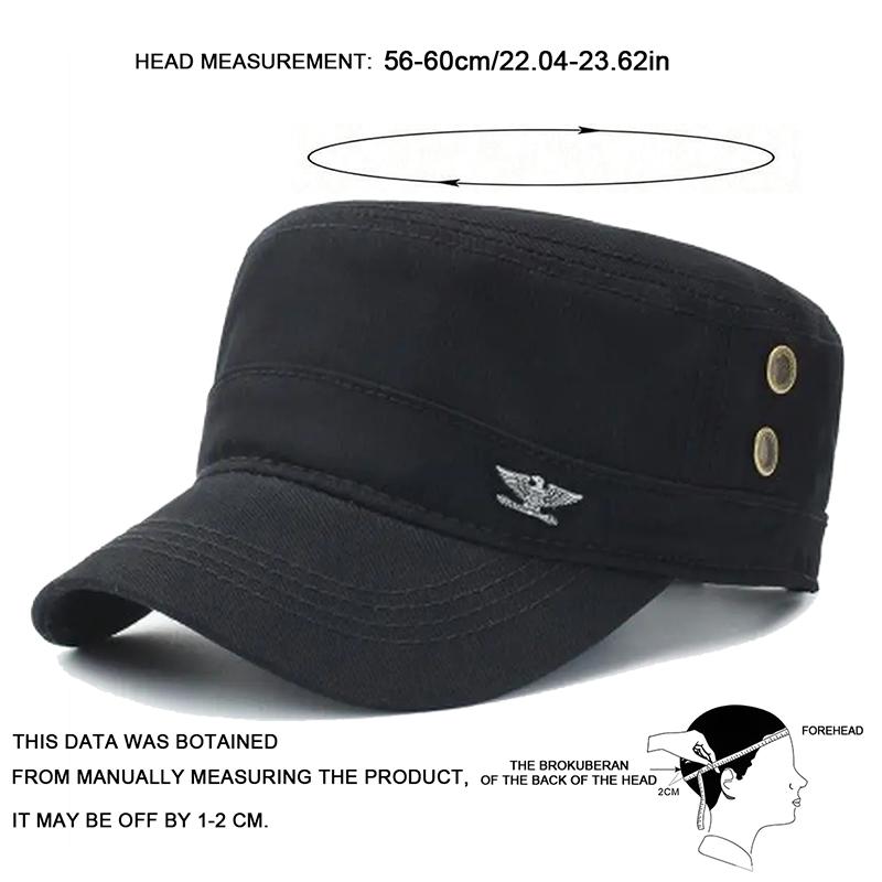 Mens baseball cap Military Caps Spring Autumn Tactical hat Men's Flat Top Cotton Army cap sports leisure hats