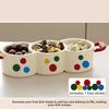 Easy To Clean 2 in 1 Dried Fruit Plate Double-layered Creative Fruit Drain Basket Portable with Drainer Snack Storage Box Picnic
