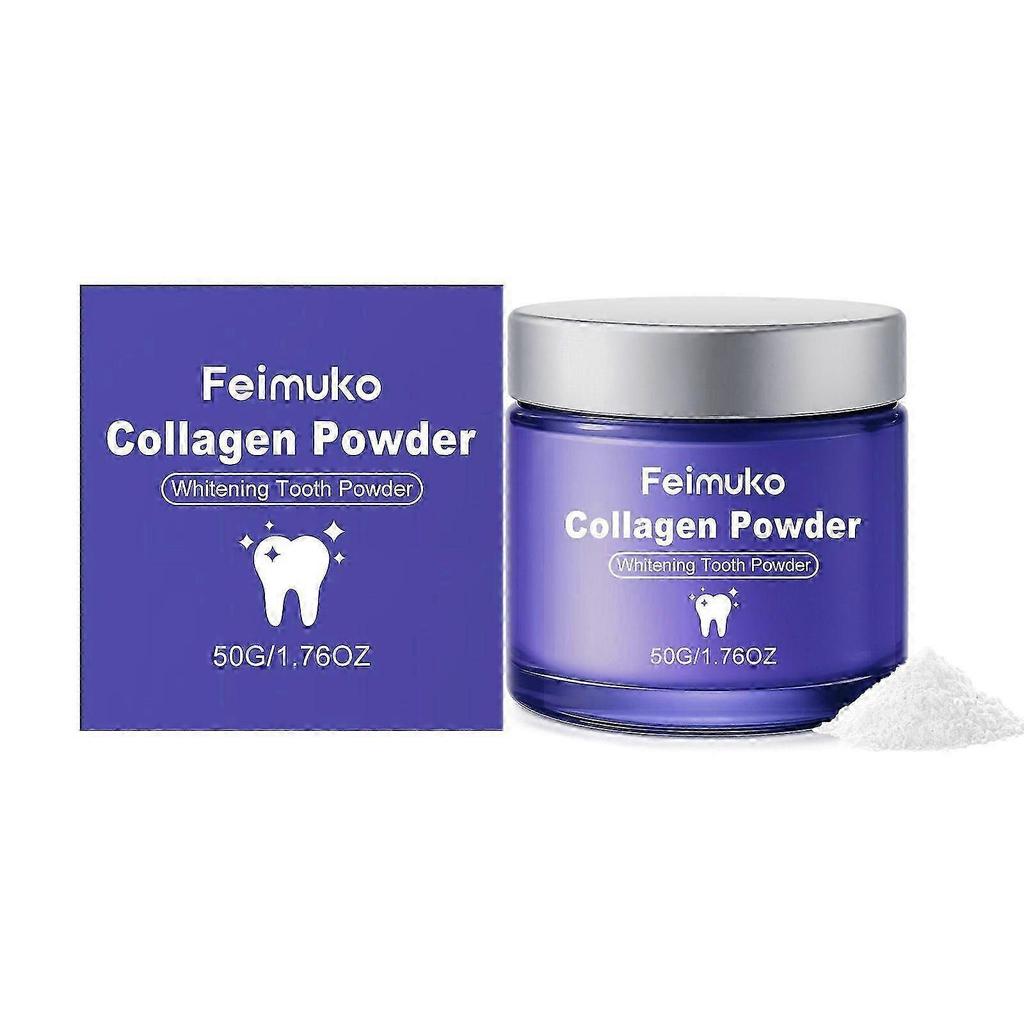Collagen Tooth Powder, Collagen Powder for Teeth and Gums, Smile Strengthening, Daily Gumline Support for Healthy Gums & Teeth Mineral-Infused Collag