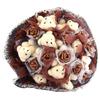 Q-FLA Bear Bouquet Mix Mother's Day Gift Bouquet Plush Toy Present QA-13