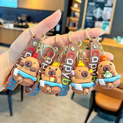 Entzückender Capybara Schlüsselanhänger für Männer & Frauen - Rucksack Anhänger, Perfektes Geschenk für den Schulanfang