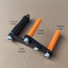 Panel Lifting Tools Drywall Carriers Drywall Panel Mover Heavy Duty Carry Clamp Plasterboard Carrier for Doors Plywood Window, Black Bottom