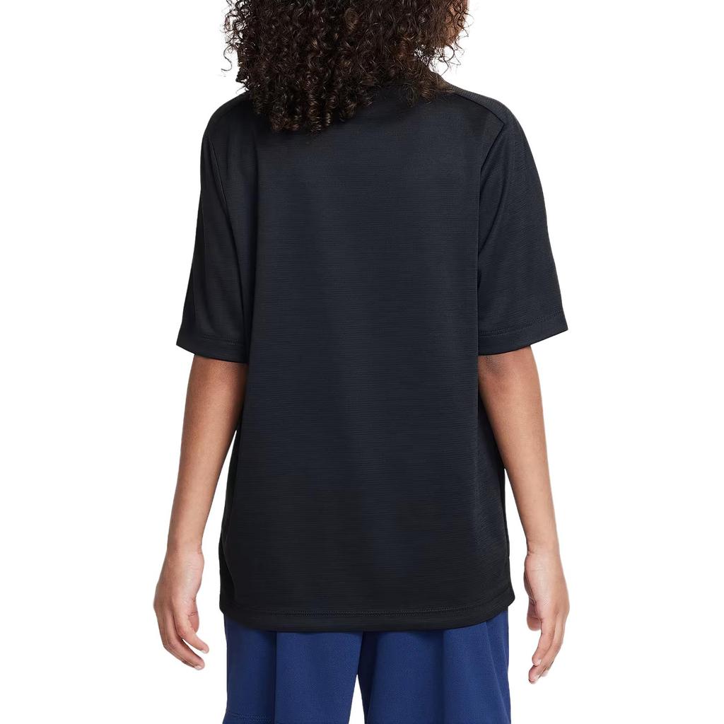 Nike Solid Logo Crew Neck Short Sleeve T-Shirt Kids tops HJ3771-011