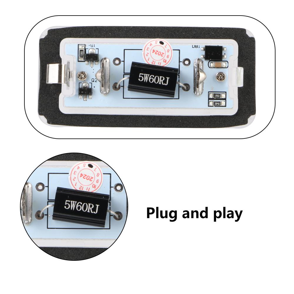 LED-Kennzeichenbeleuchtung Autozubehör Auto-Kennzeichenbeleuchtung für Fiat 500 Abarth 500, 2 Stück