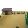 Sankei Nostalgic Diorama Series Schoolyard Equipment Paper Craft 1/150 MP03-105