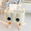 Cute Tissue Box Creative Napkin Storage Box Desktop Decoration Paper Box  Coffee Shop