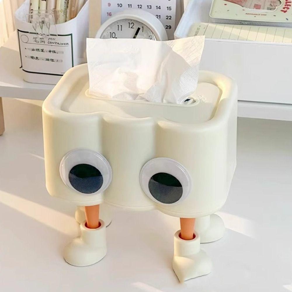 Cute Tissue Box Creative Napkin Storage Box Desktop Decoration Paper Box Coffee Shop