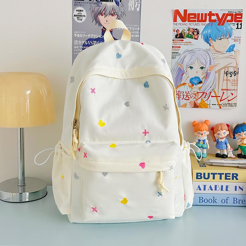 

Милый повседневный рюкзак большой вместимости, женский, новый, в свежем студенческом стиле, школьный рюкзак для студентов, дорожный рюкзак