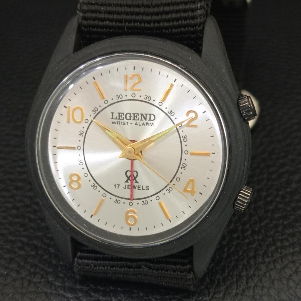 HANDAUFZUG VINTAGE LEGENDE SCHWEIZER HERREN ÜBERHOLTE WEckerUHR a707538-1
