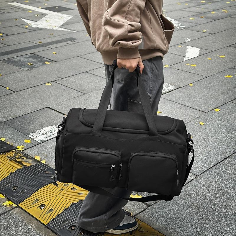 Going Out with Large Capacity Pressure-reducing Hand Luggage Bag Dry Wet Separation Exercise Training Gym Bag Belt Shoe Compartment