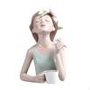 Butterfly Fairy Figures Girl Figurines Resin Tabletop Statues Creative Characters with Metal /