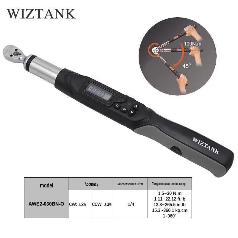 WIZTANK Digital Angle Torque Wrench