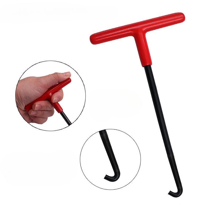 Motorcycle Exhaust Pipe Spring Hook T Shaped Hand-held Puller Repair Tool Universal Motor Accessories