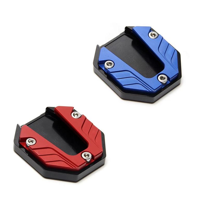 1/2pcs Motorcycle Bike Parking Kickstand Extender Foot Side Stand Pad Support Plate Motorbike Accessories