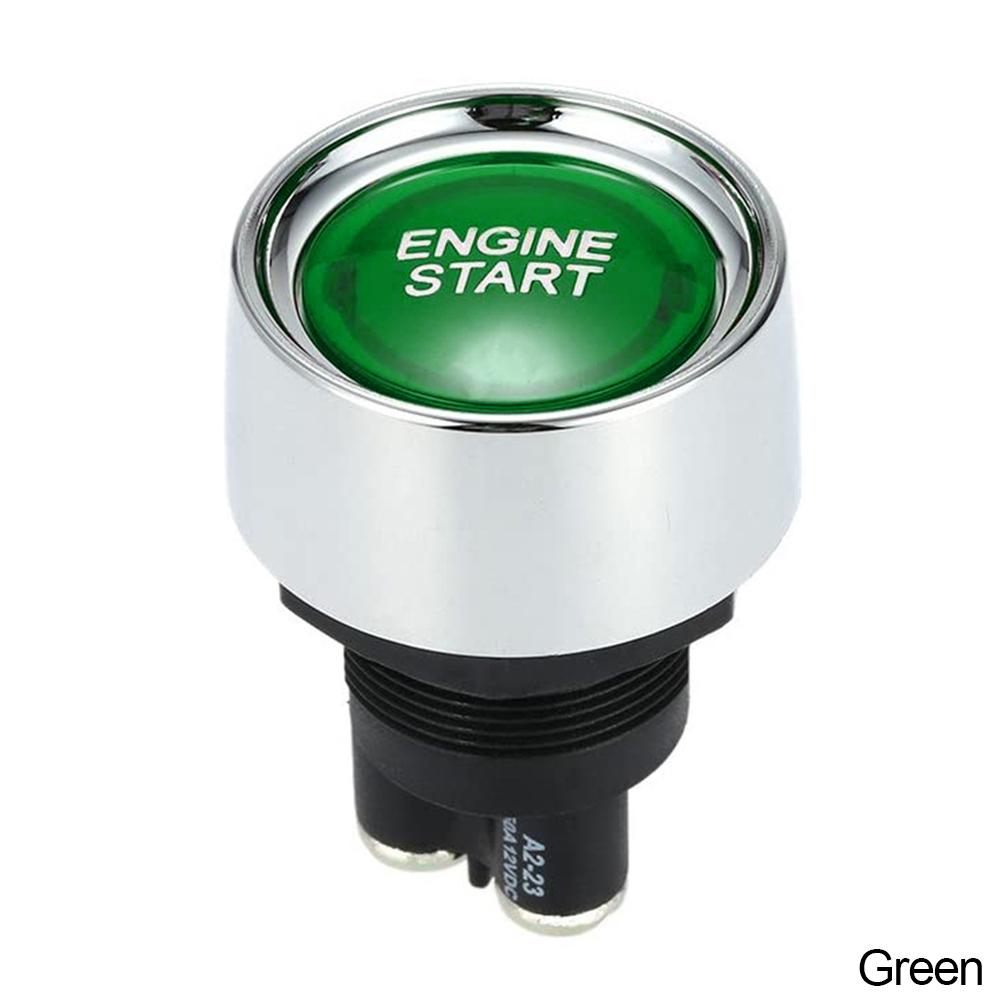 DC 12V/24V Car Engine Start Push Button Keyless Switch Racing Small Start Button Lgnition Starter On Off Switches Stop Battery Switches5
