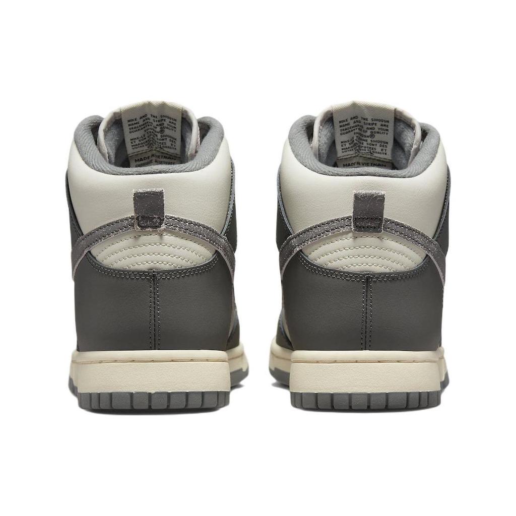 Nike Dunk High SE Light Bone Men Sneakers Grey Tumbled-Grey Coconut-Milk DM0582-001